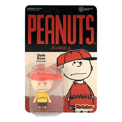 Peanuts ReAction Action Figure Wave 2 Charlie Brown Manager 10 cm