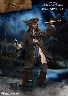 Pirates of the Caribbean Dynamic 8ction Heroes Action Figure 1/9 Jack Sparrow 20 cm