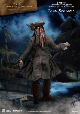 Pirates of the Caribbean Dynamic 8ction Heroes Action Figure 1/9 Jack Sparrow 20 cm