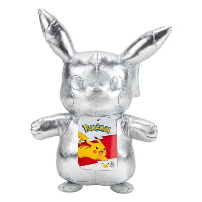 Pokémon 25th anniversary Select Plush Figure Silver Version Pikachu 30 cm