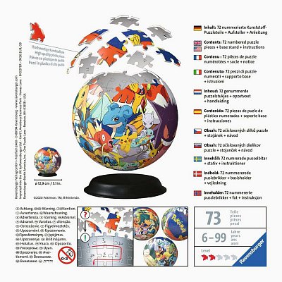 Pokémon 3D Puzzle Ball (72 pieces)