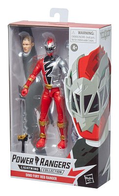 Power Rangers Dino Fury Lightning Collection Action Figure 2022 Red Ranger 15 cm