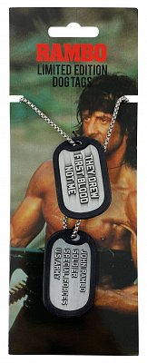 Rambo Dog Tags with ball chain Logo