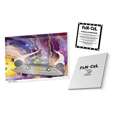 Rick & Morty Art Print Misadventure in Space Limited Edition Fan-Cel 36 x 28 cm