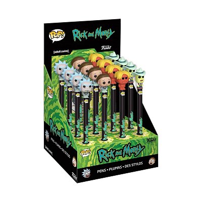 Rick & Morty POP! Homewares Pens with Toppers Display (16)