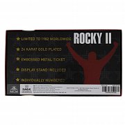 Rocky II Replica Superfight II Ticket (gold plated)