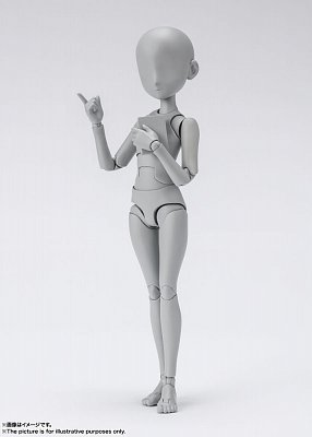 S.H. Figuarts Action Figure Body Chan Ken Sugimori Edition DX Set (Gray Color Ver.) 13 cm