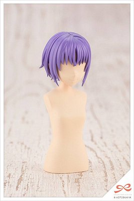 Sousai Shojo Teien Model Kit Accesoory Set 1/10 After School Short Wigs Type A Orange & Purple