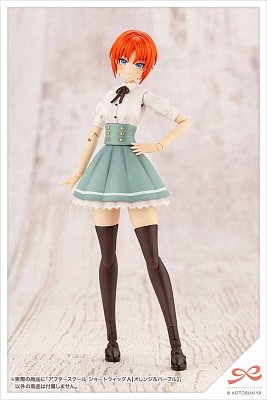 Sousai Shojo Teien Model Kit Accesoory Set 1/10 After School Short Wigs Type A Orange & Purple