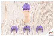 Sousai Shojo Teien Model Kit Accesoory Set 1/10 After School Short Wigs Type A Orange & Purple