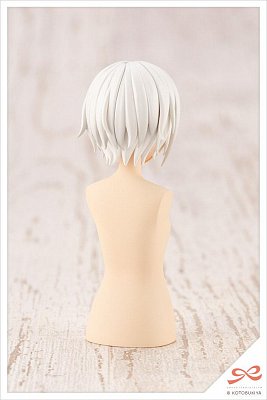 Sousai Shojo Teien Model Kit Accesoory Set 1/10 After School Short Wigs Type A White & Choco Brown