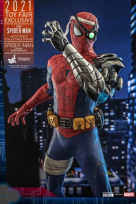 Spider-Man Videogame Masterpiece Action Figure 1/6 Cyborg Spider-Man Suit 2021 Toy Fair Exclusive