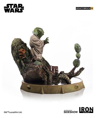 Star Wars Episode V Legacy Replica Statue 1/4 Yoda 30 cm --- DAMAGED PACKAGING