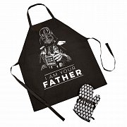 Star Wars Fathers Day Apron & Oven Glove Set I Am Your Father --- DAMAGED PACKAGING