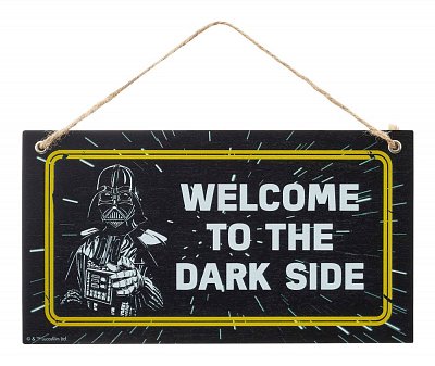 Star Wars Fathers Day Wooden Door Hanger Welcome To The Dark Side