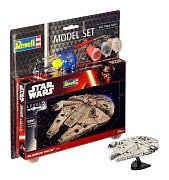 Star Wars Model Kit 1/241 Model Set Millennium Falcon 10 cm