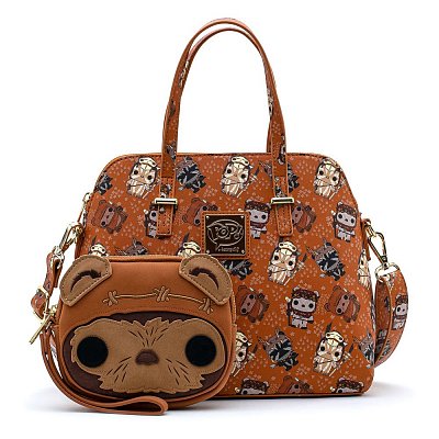 Star Wars POP! by Loungefly Coin/Cosmetic/Wristlet Bag Wicket Head