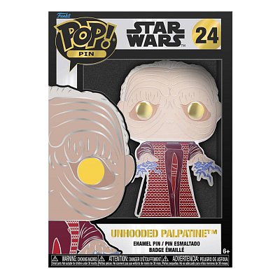 Star Wars POP! Enamel Pin Unhooded Palpatine 10 cm