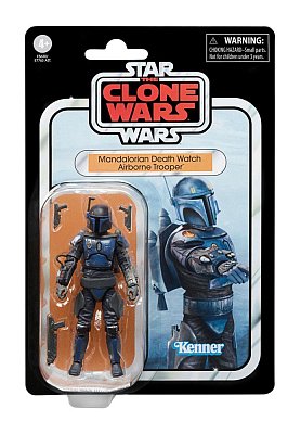 Star Wars: The Clone Wars Vintage Collection Action Figure 2023 Mandalorian Death Watch Airborne Trooper 10 cm