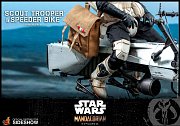 Star Wars The Mandalorian Action Figure 1/6 Scout Trooper & Speeder Bike 30 cm