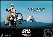 Star Wars The Mandalorian Action Figure 1/6 Scout Trooper & Speeder Bike 30 cm