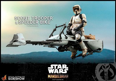 Star Wars The Mandalorian Action Figure 1/6 Scout Trooper & Speeder Bike 30 cm