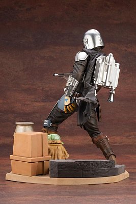 Star Wars The Mandalorian ARTFX Statue 1/7 Mandalorian & The Child 26 cm