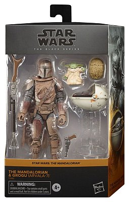 Star Wars The Mandalorian Black Series Action Figure 2021 The Mandalorian & Grogu (Arvala-7) 15 cm