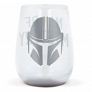 Star  Wars The Mandalorian Crystal Glasses 2-Packs Case (6)