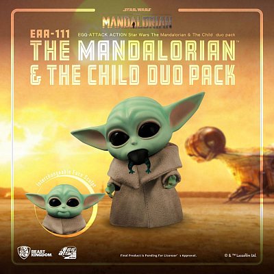 Star Wars The Mandalorian Egg Attack Action Action Figures The Mandalorian & The Child 7 - 17 cm