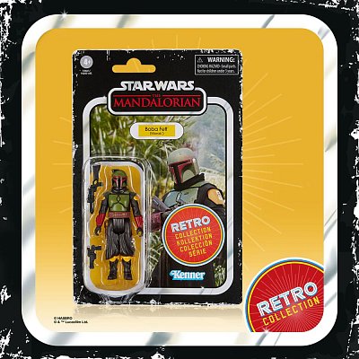 Star Wars The Mandalorian Retro Collection Action Figure 2022 Boba Fett (Morak) 10 cm - Damaged packaging