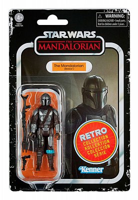 Star Wars The Mandalorian Retro Collection Action Figure 2022 The Mandalorian (Beskar) 10 cm