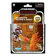 Star Wars: The Mandalorian Vintage Collection Action Figure 2022 Incinerator Trooper & Grogu 10 cm