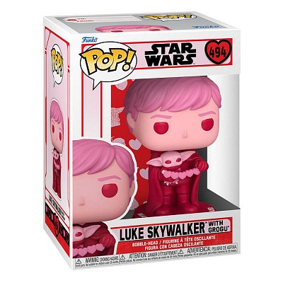 Star Wars Valentines POP! Star Wars Vinyl Figure Luke & Grogu 9 cm