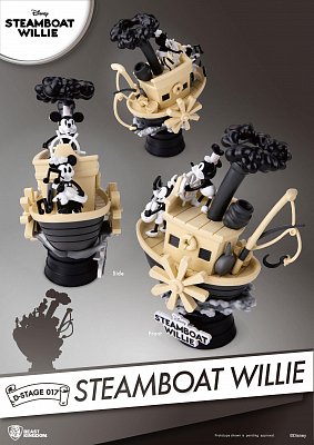 Steamboat Willie D-Stage PVC Diorama Mickey & Minnie 15 cm