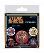 Steven Rhodes Pin Badges 5-Pack Collection