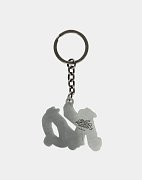 Street Fighter Metal Keychain KO