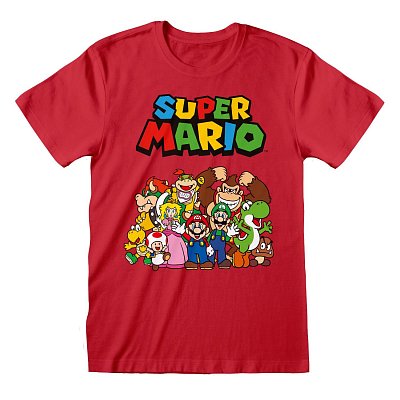 Super Mario T-Shirt Main Character Group