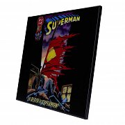 Superman Crystal Clear Picture The Death of Superman 32 x 32 cm