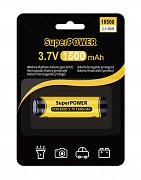 SuperPOWER 18500 lithium-ion re-chargable battery 1500 mAh -3,7 V (protected)