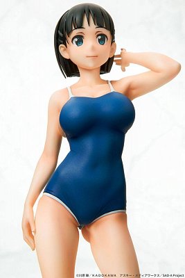 Sword Art Online PVC Statue 1/7 Suguha Kirigaya Leafa Navy Blue Swimsuit Ver. 23 cm