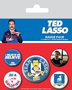 Ted Lasso Pin-Back Buttons 5-Pack Team Lasso