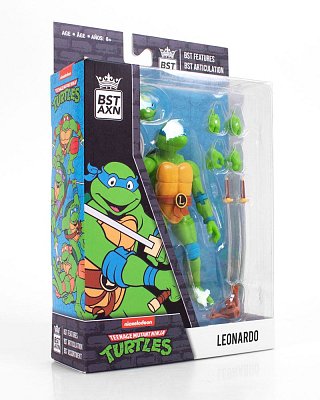 Teenage Mutant Ninja Turtles BST AXN Action Figure Leonardo 13 cm