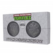 Teenage Mutant Ninja Turtles Medallion Set Bad Guys Limited Edition