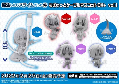 That Time I Got Reincarnated as a Slime Mugitto Cable Mascots 6 cm Assortment (8)