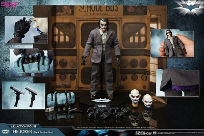 The Dark Knight Action Figure 1/12 The Joker (Bank Robber Version) 17 cm