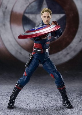 The Falcon and the Winter Soldier S.H. Figuarts Action Figure Captain America (John F. Walker) 15 cm