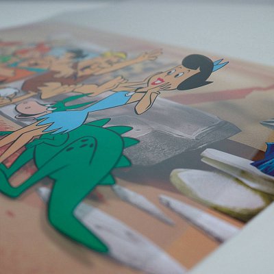 The Flintstones Art Print Limited Edition Fan-Cel 36 x 28 cm