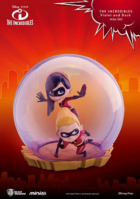 The Incredibles Mini Egg Attack Figure Violet & Dash 8 cm --- DAMAGED PACKAGING