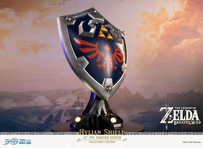 The Legend of Zelda Breath of the Wild PVC Statue Hylian Shield Collector\'s Edition 29 cm - Damaged packaging